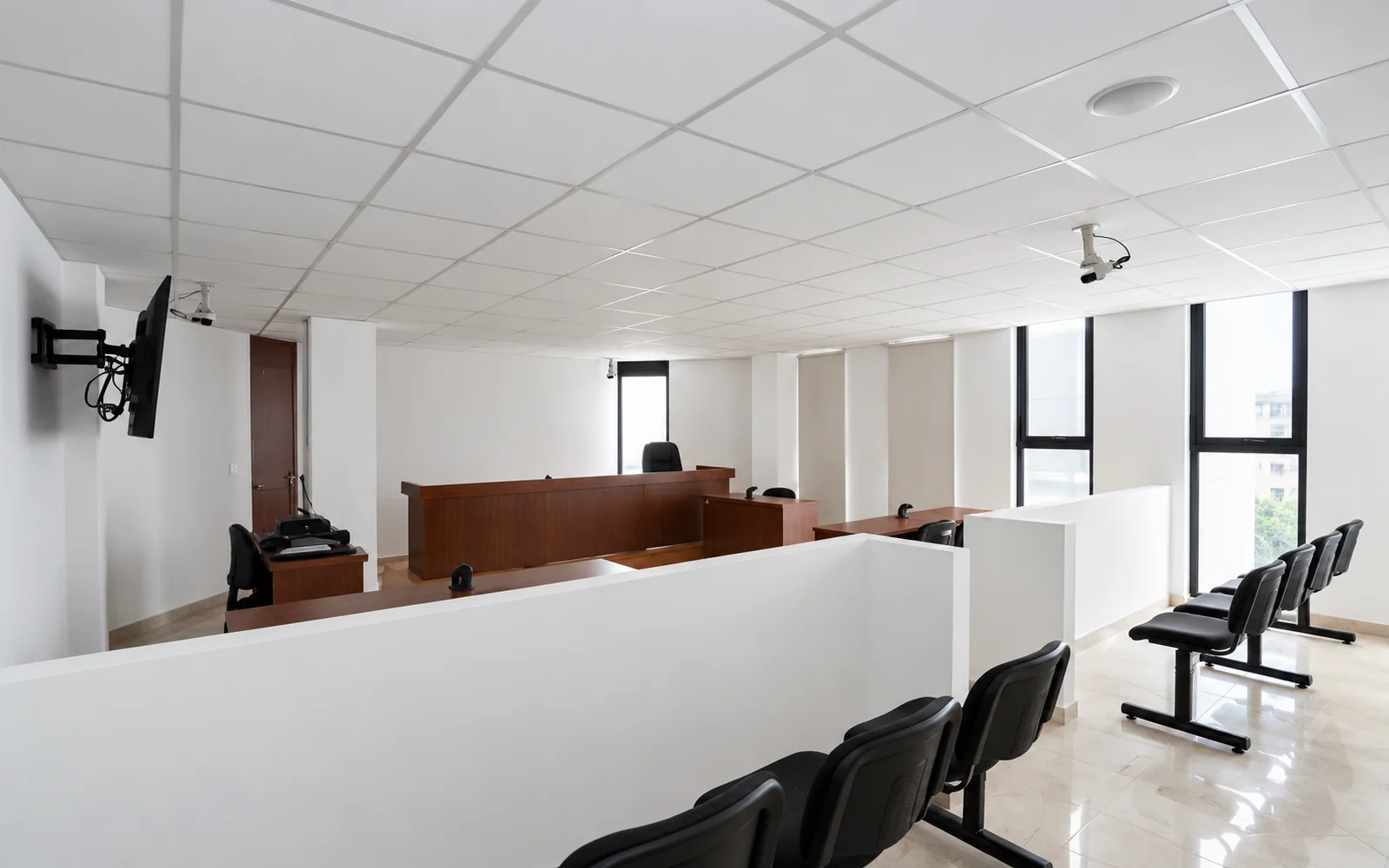 Sala de audiencias de oralidad familiar en Puebla